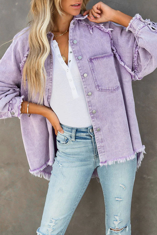 Dames Jeans met Knoopsluiting en Zakken