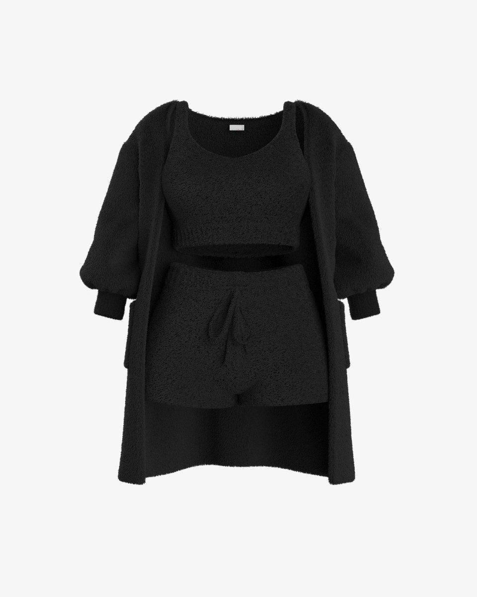 Dames Bouclé Loungeset Meerdelig | Warme Bouclé & Vormvast | Loungen & Winter