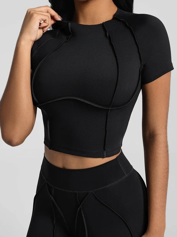 Sporttank Dames Performance – Stitch Detail met Rits