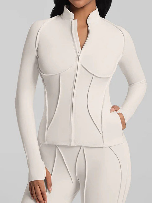 Sporttank Dames Performance – Stitch Detail met Rits