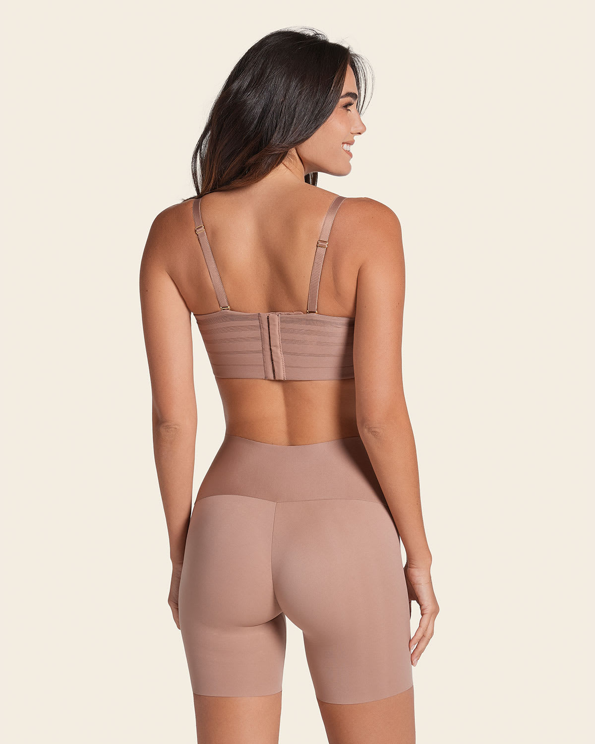 NAYA - Onzichtbare Slip Short - LivingCurves Panties Bruin / S
