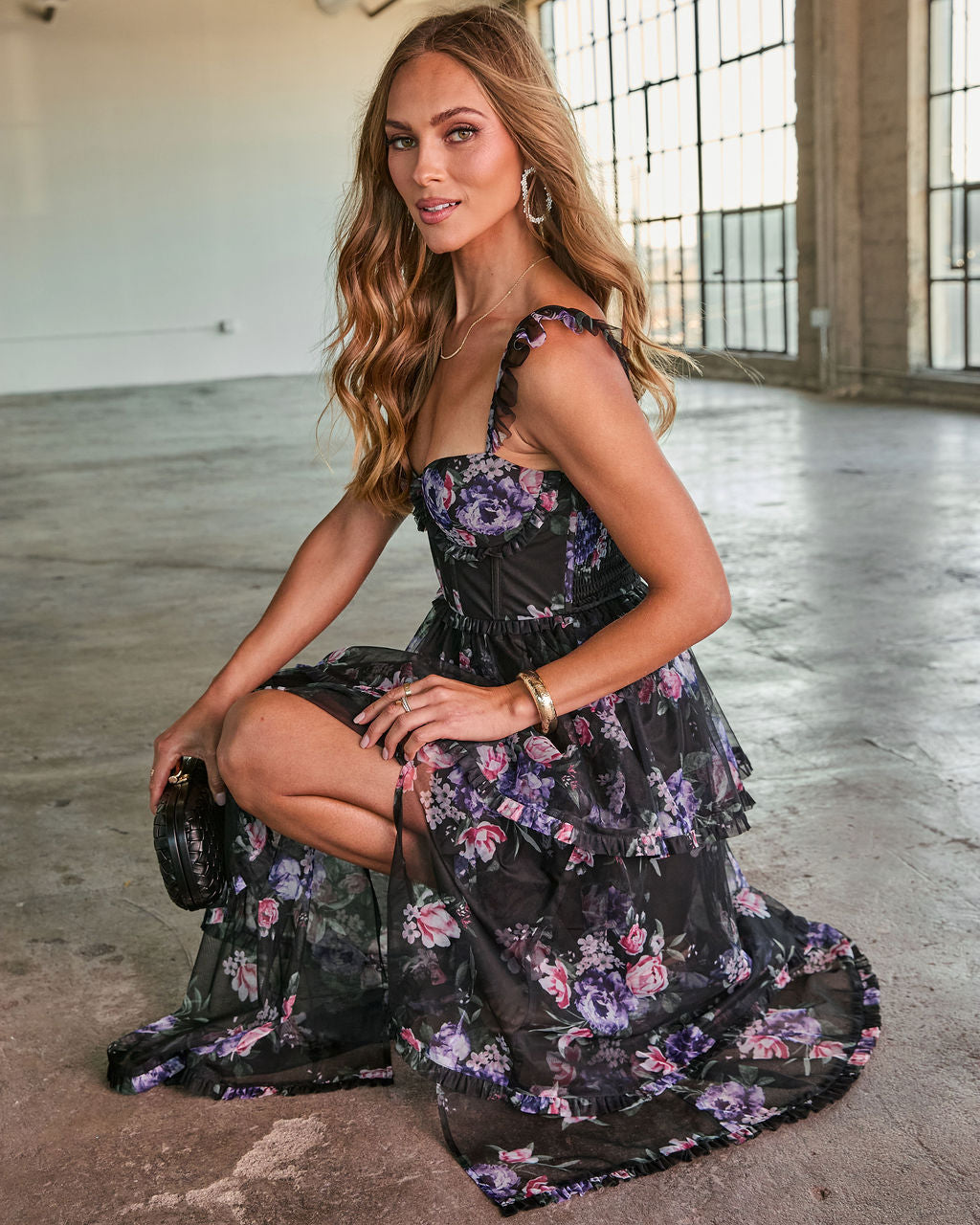 Maxi Jurk Met Bloemenprint