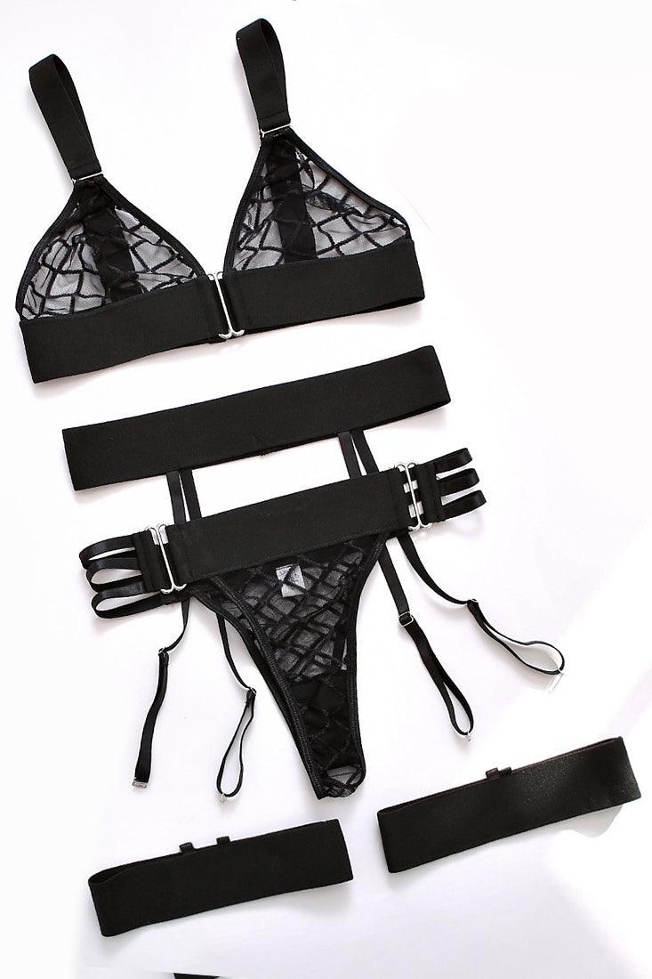 Mesh Lingerieset Voor Dames