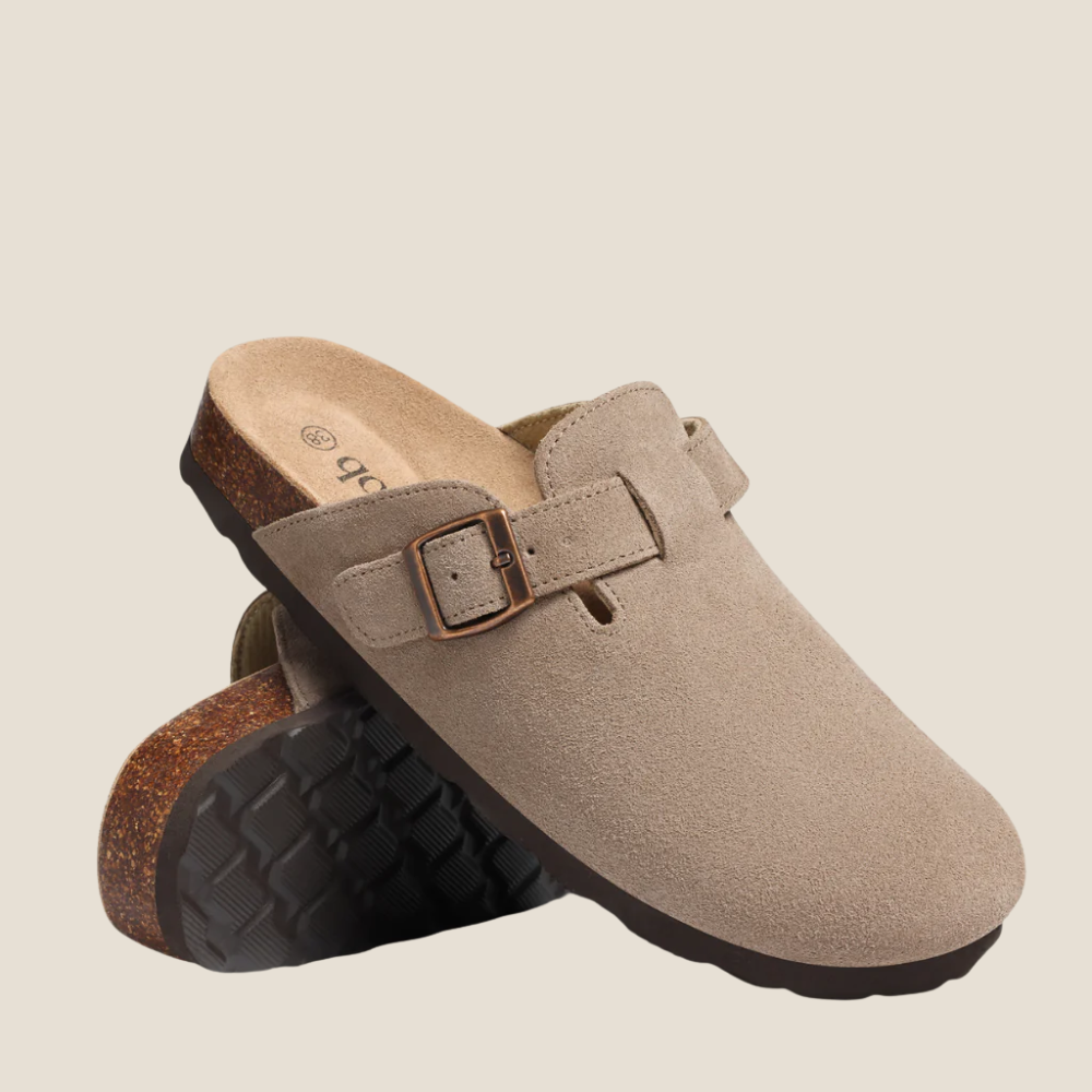 Premium Suède Clogs – Klassiek