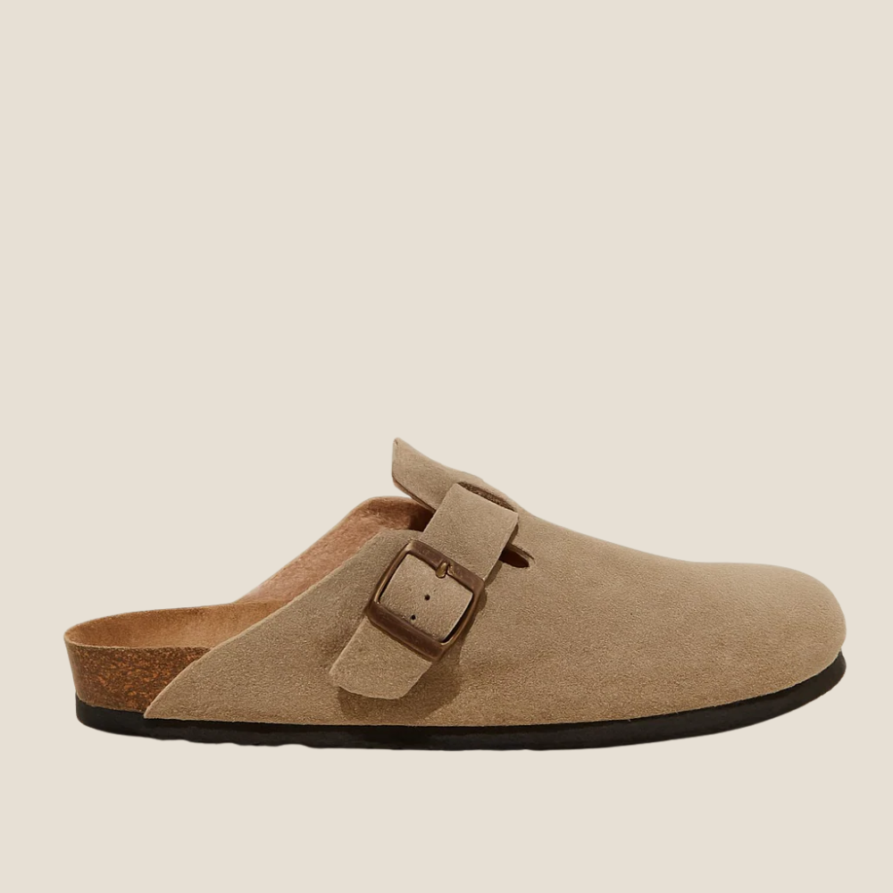 Premium Suède Clogs – Klassiek