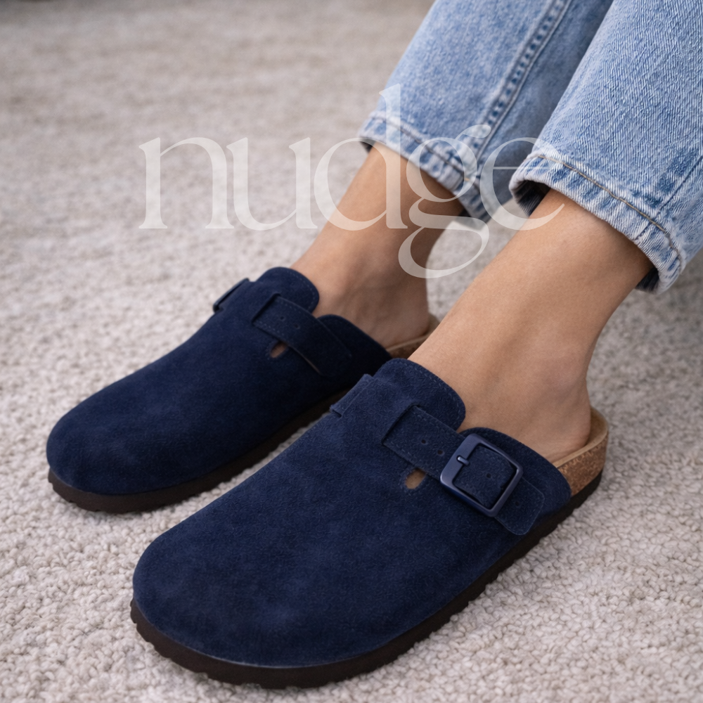 Premium Suède Clogs – Klassiek