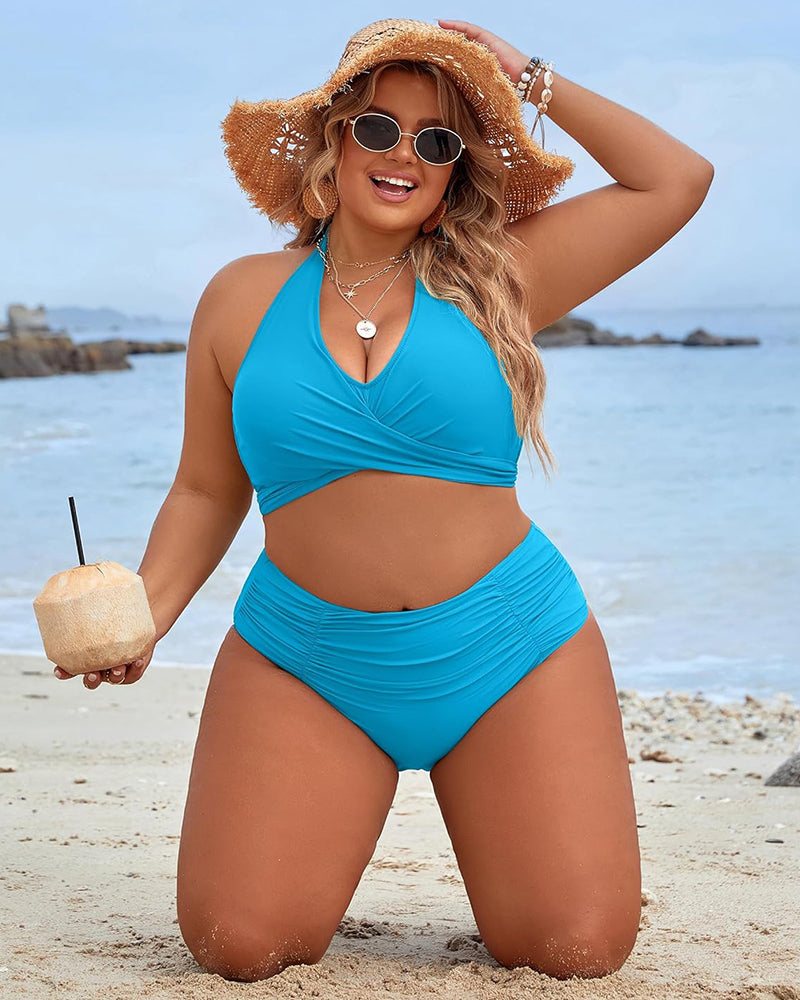 Yena Bikini Dames – Halter Set met High-Cut Bottom