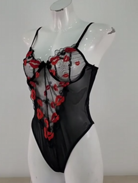 Bodysuit Dames Mesh – Zwart Kant Met Beugel – Sculpting Pasvorm & Draagcomfort