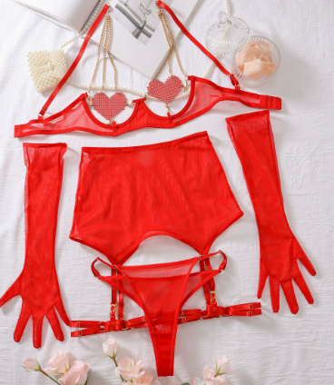 Mesh Lingerieset Dames Cara