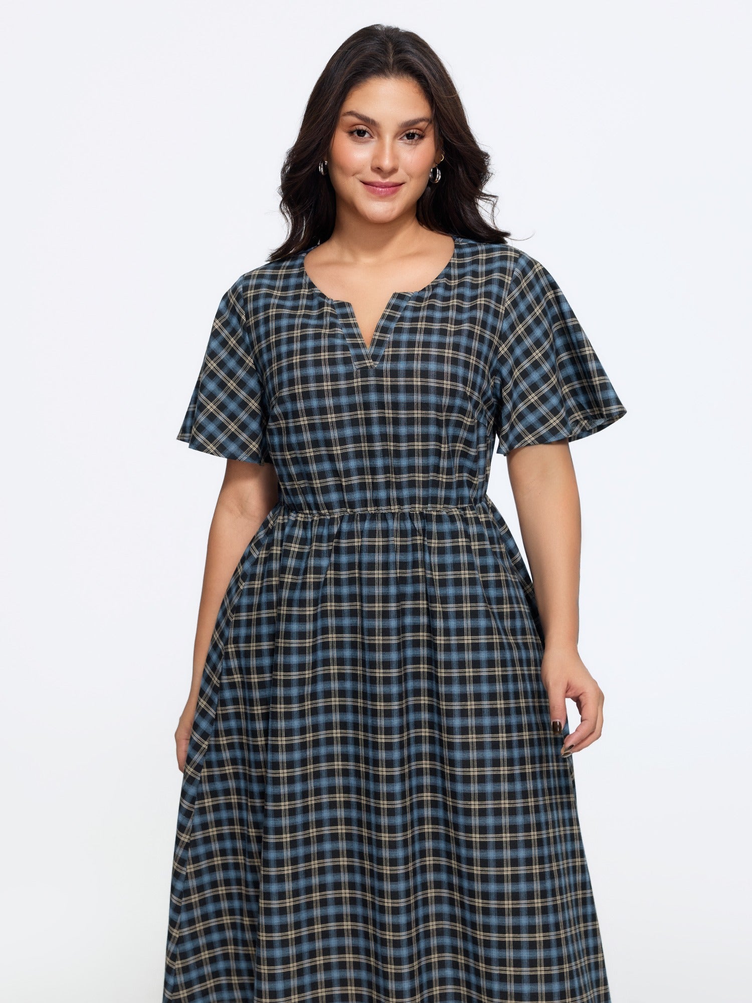 Stijlvolle Midi Jurk Dames