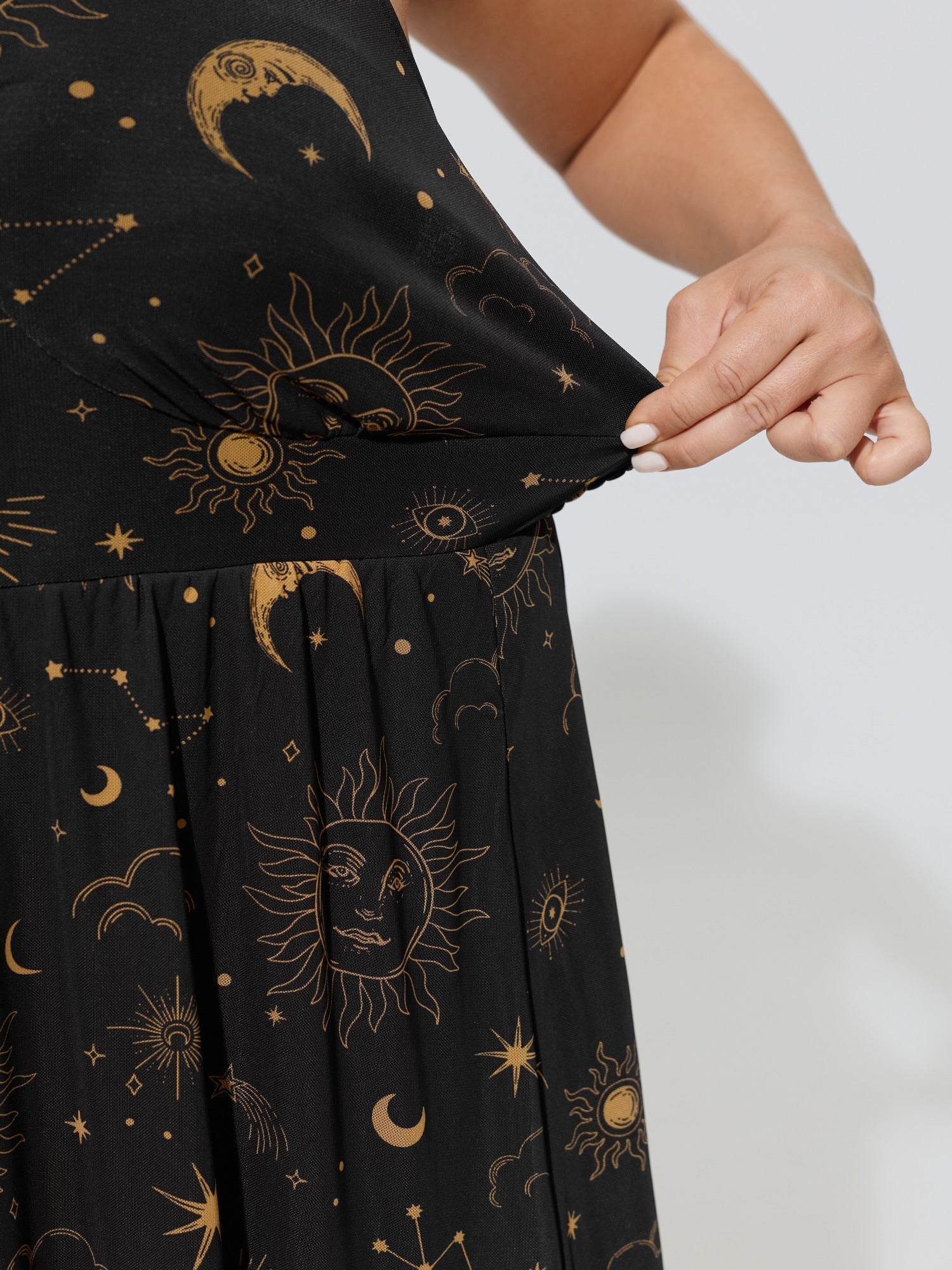 Stijlvolle Midi Jurk Constellation