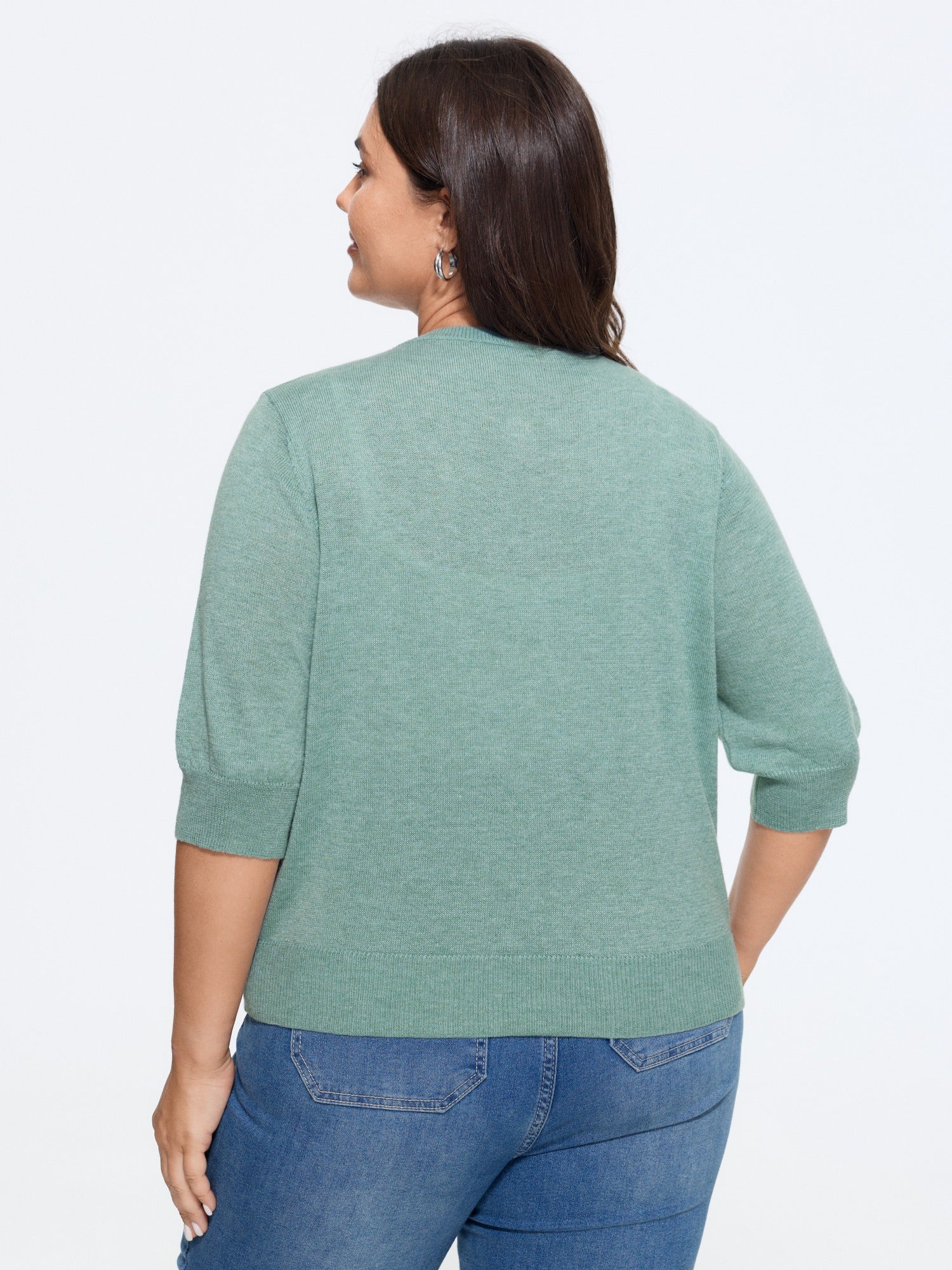Gebreid Vest Dames Heather