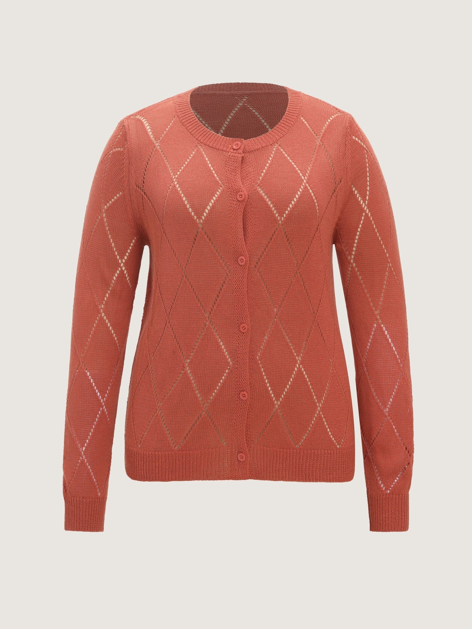 Gebreid Vest Dames Diamond