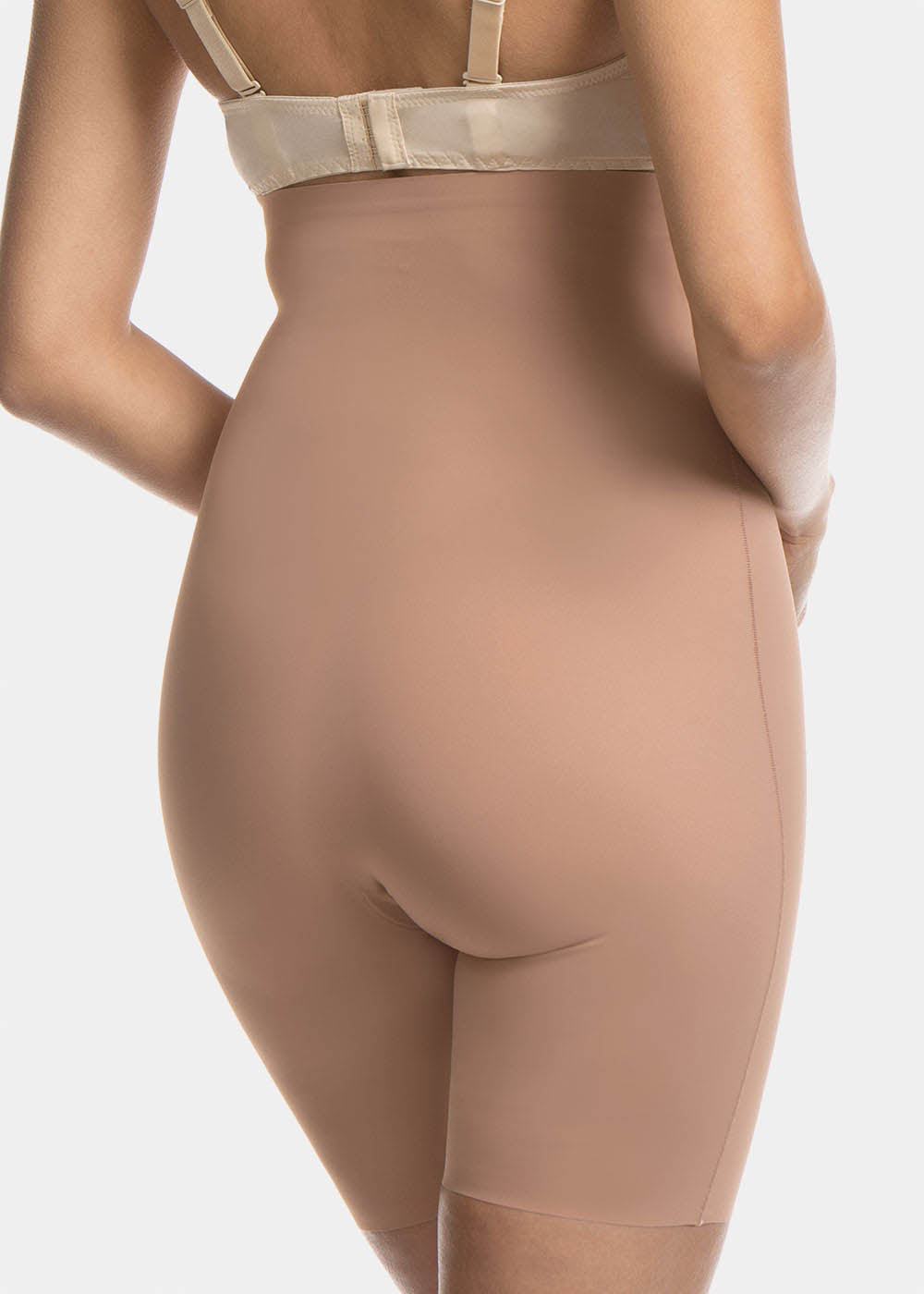 Dames Corrigerende Bermuda Hoge Taille Naadloos