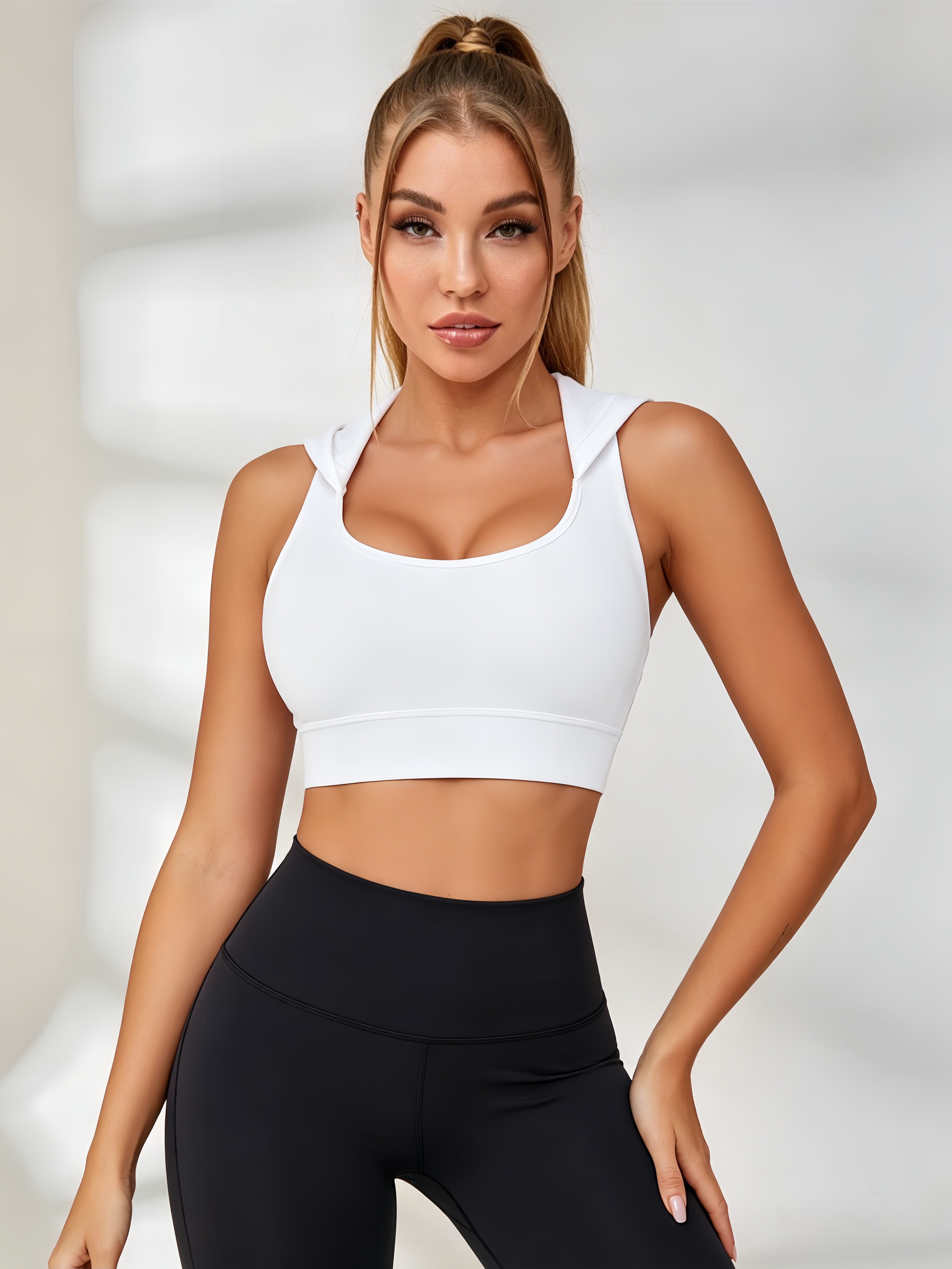 Sporttop Dames Hooded Vest – Effen Kleuren – S t/m 3XL