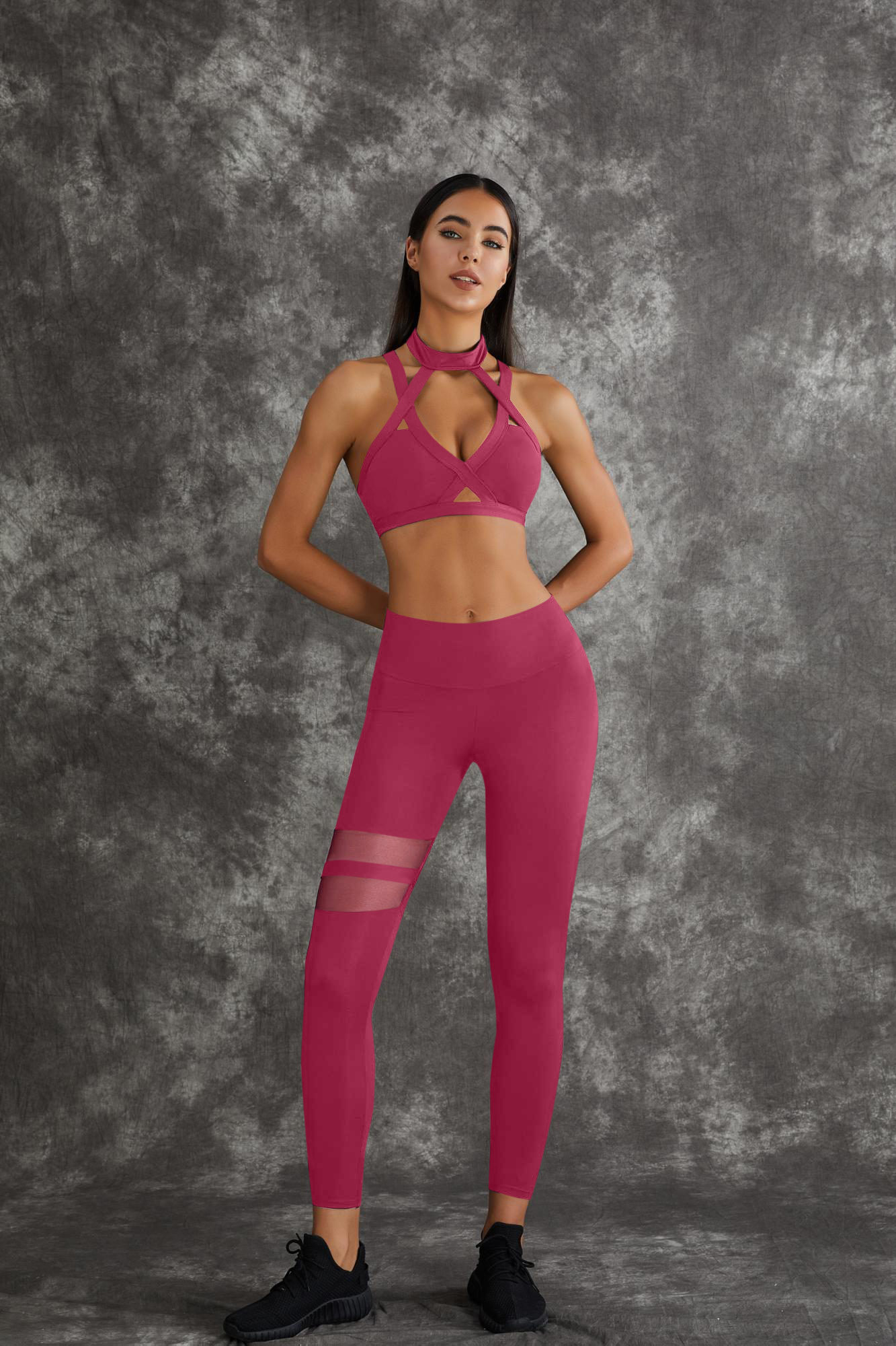 Sport BH Dames Cut-Out Design Mesh Detail