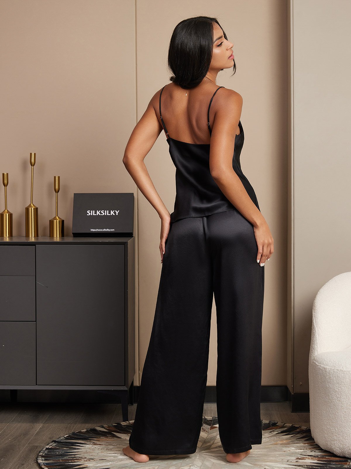 Luxe Satijnen Pyjamaset Dames