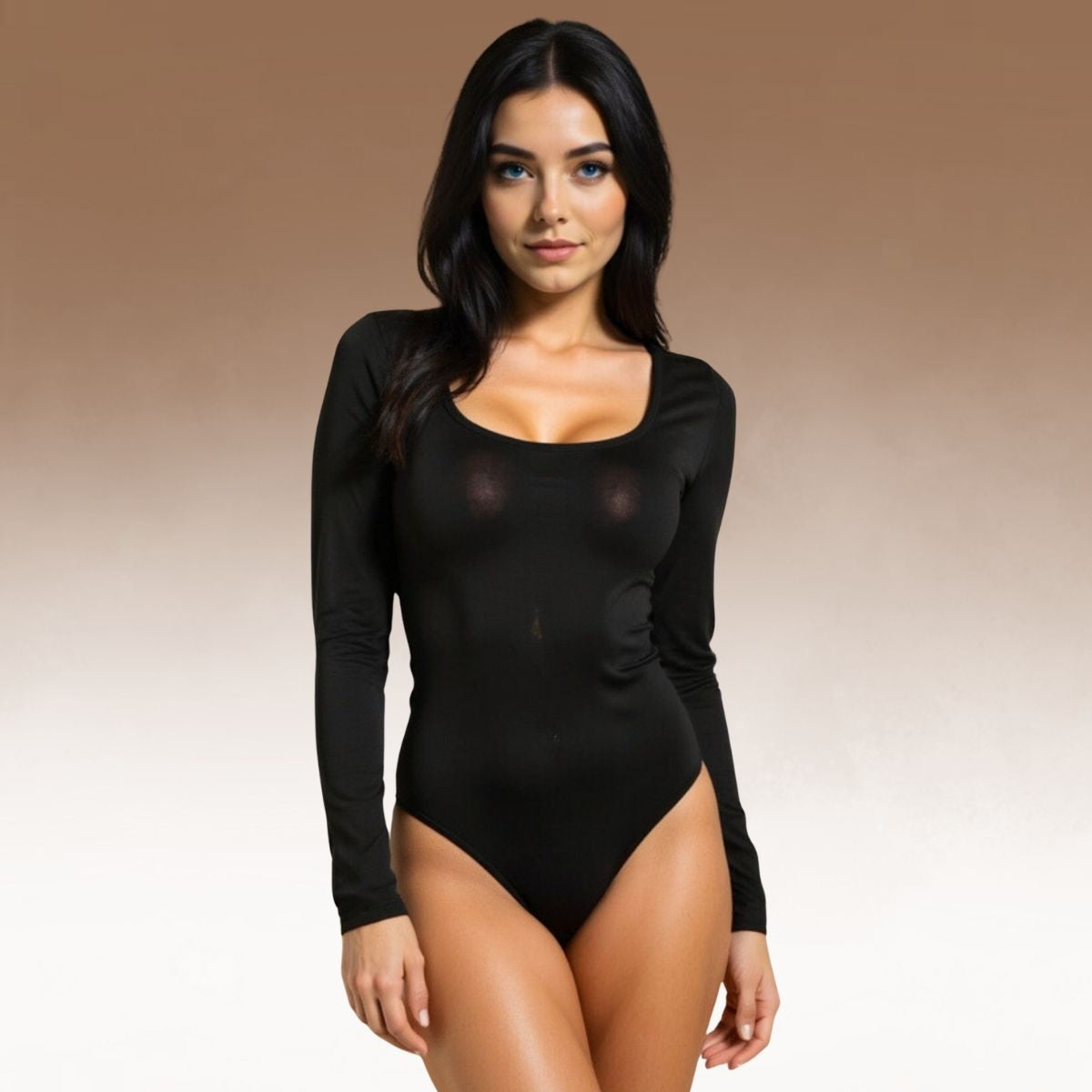 LIVC – Corrigerende Body Dames Lange Mouw Stringmodel – Direct Glad Silhouet