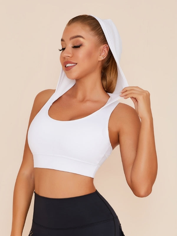 Sporttop Dames Hooded Vest – Effen Kleuren – S t/m 3XL