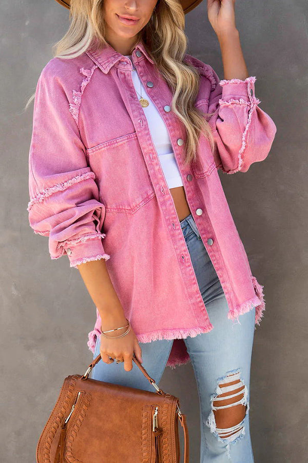 Dames Jeans met Knoopsluiting en Zakken