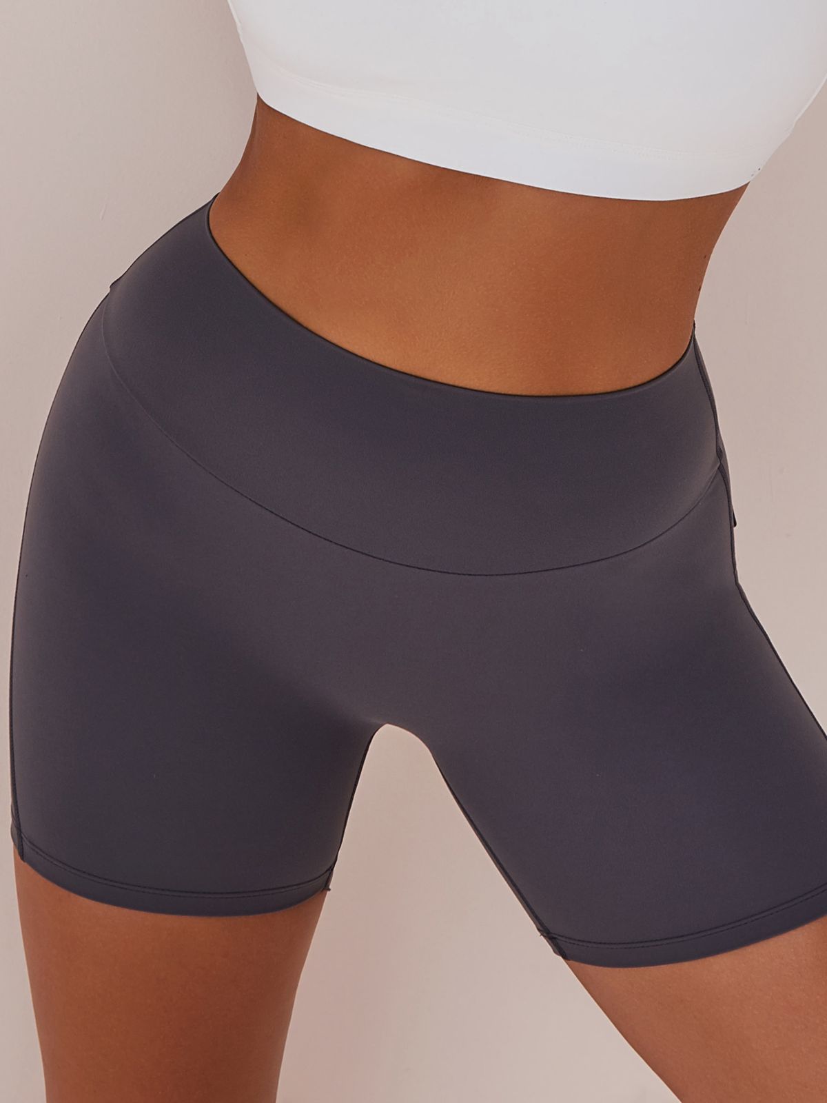 Sportshort Dames Cargo Hoge Taille met Lift-Effect