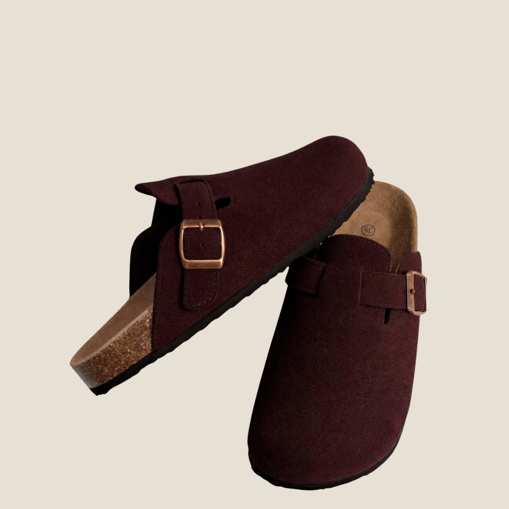 Premium Suède Clogs – Klassiek