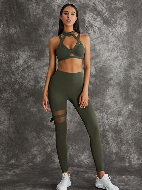 Sport BH Dames Cut-Out Design Mesh Detail