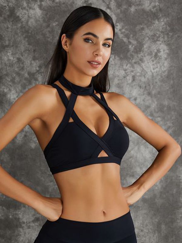 Sport BH Dames Cut-Out Design Mesh Detail