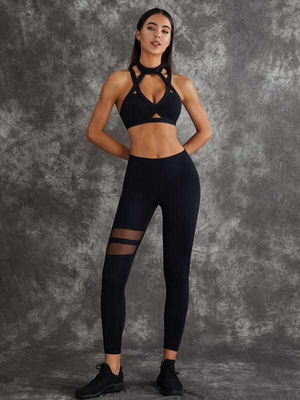 Sport BH Dames Cut-Out Design Mesh Detail