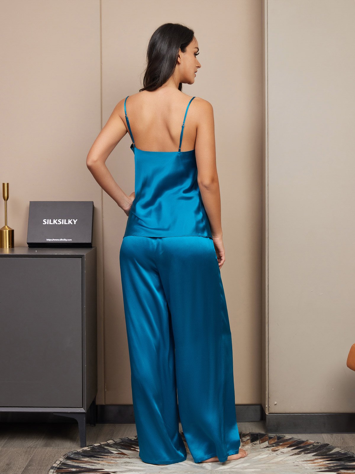 Luxe Satijnen Pyjamaset Dames