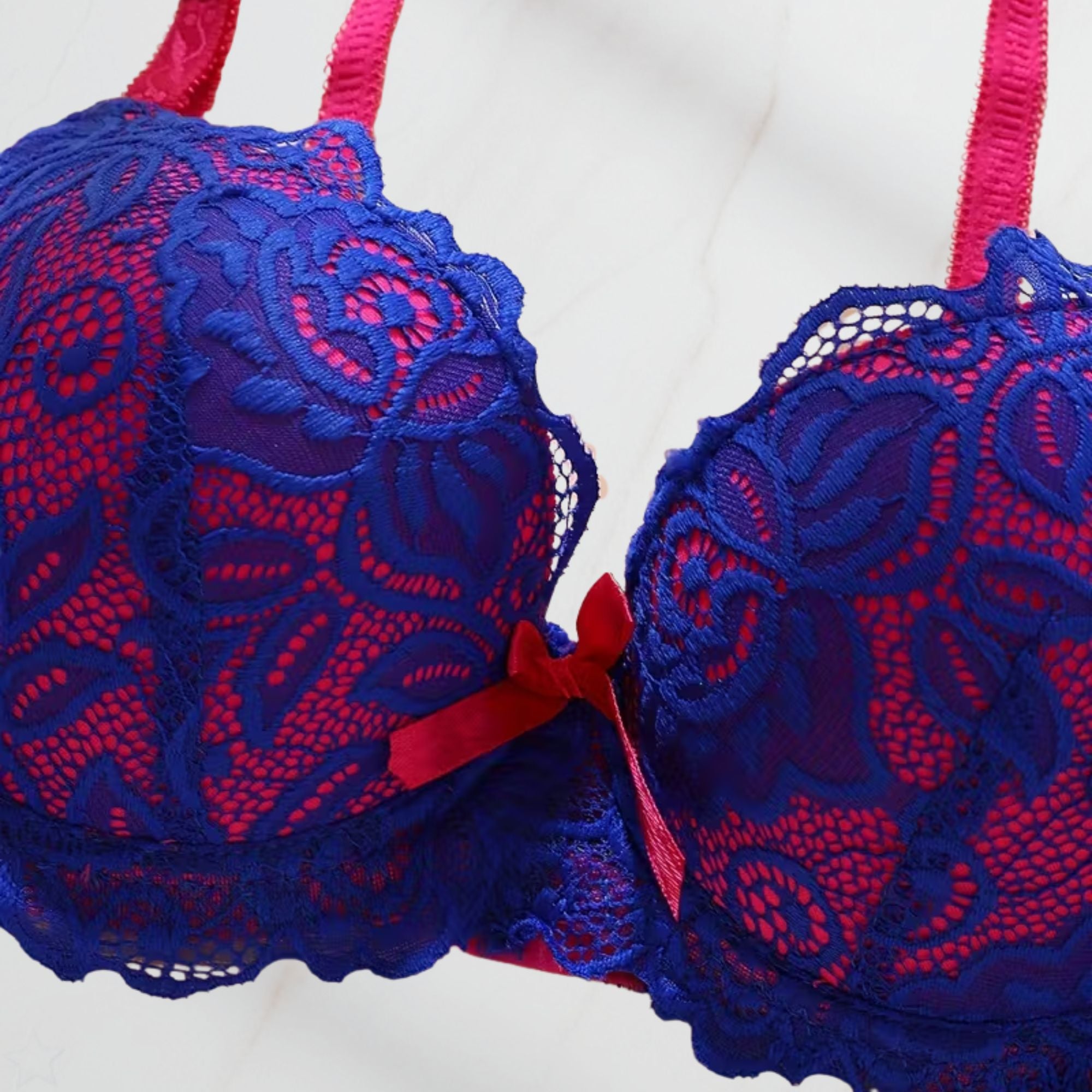 CÉLESTINE - Bh En String Set Dames Kant – Zacht Draagcomfort & Elegante Look