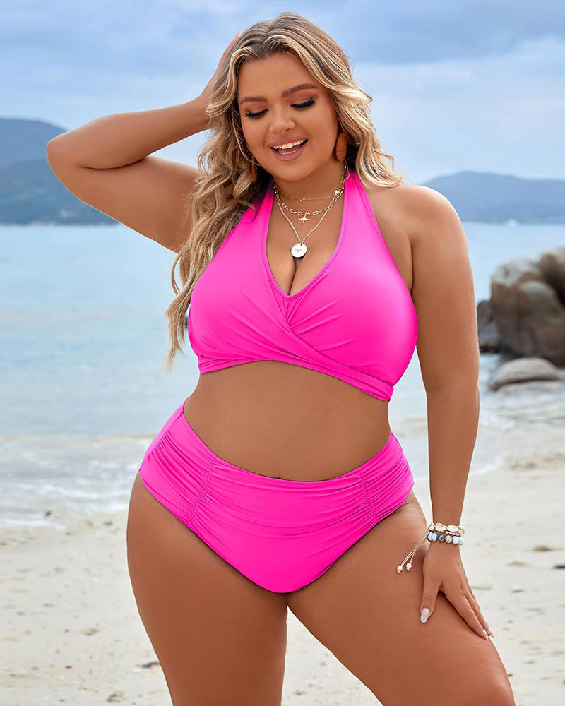 Yena Bikini Dames – Halter Set met High-Cut Bottom