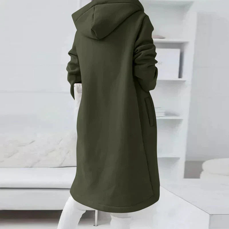Miss | Hoodie Dames Lang Ritssluiting Oversized Herfst
