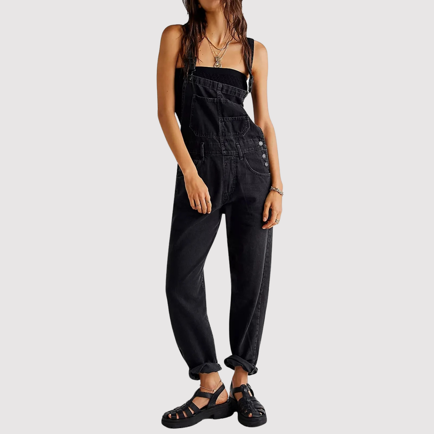 Dames Denim Tuinbroek – Casual Spijker Overall | Angelique