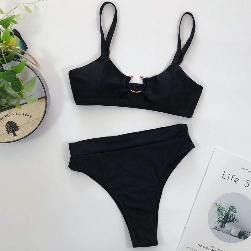 MIA Bikini Set Dames – Luipaardprint Set met Zomerse Look
