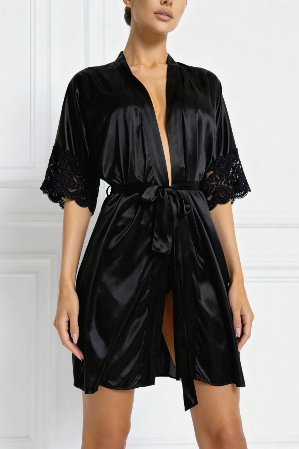 Kanten Kimono Ochtendjas Dames