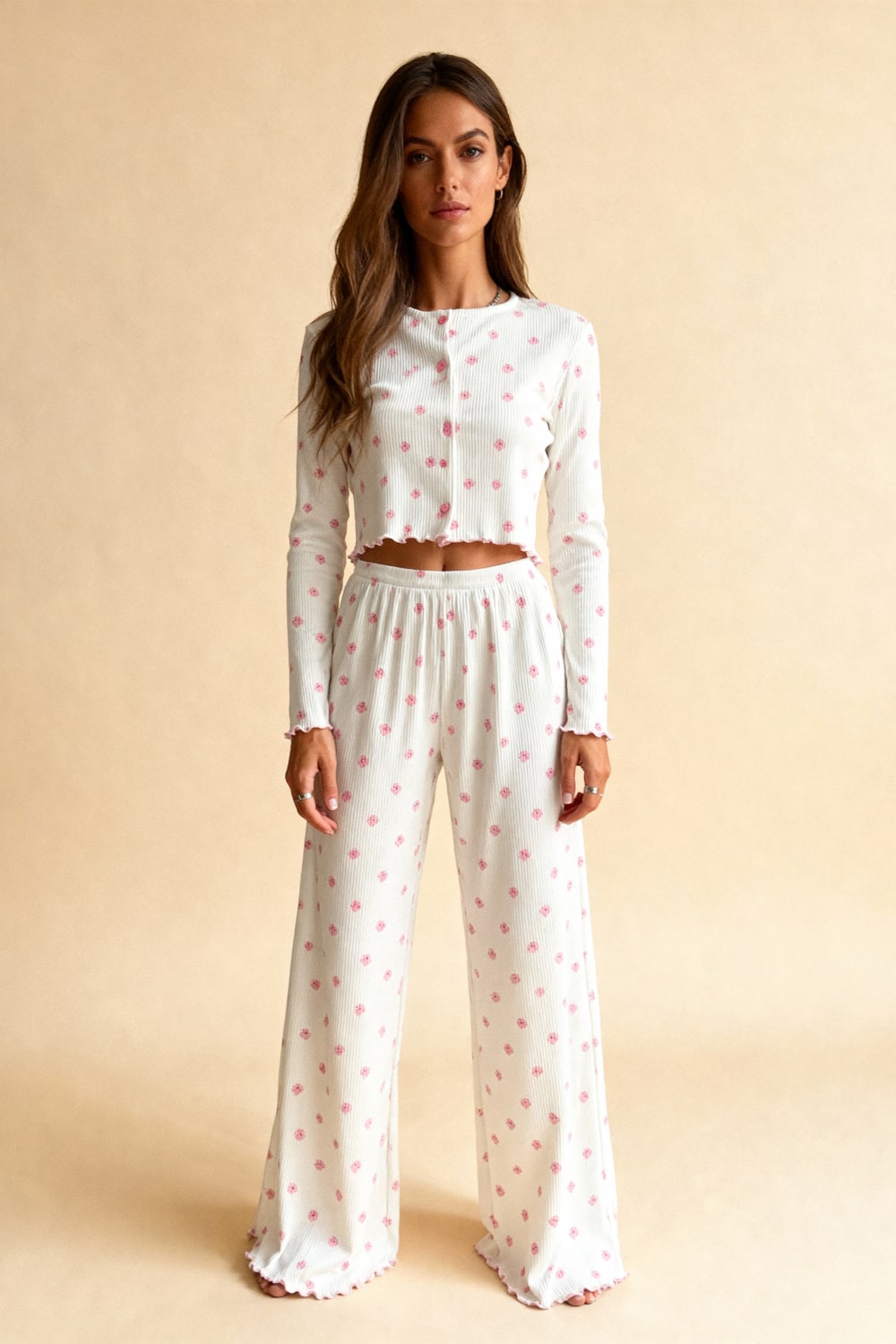 Comfortabele Pyjamaset Voor Dames