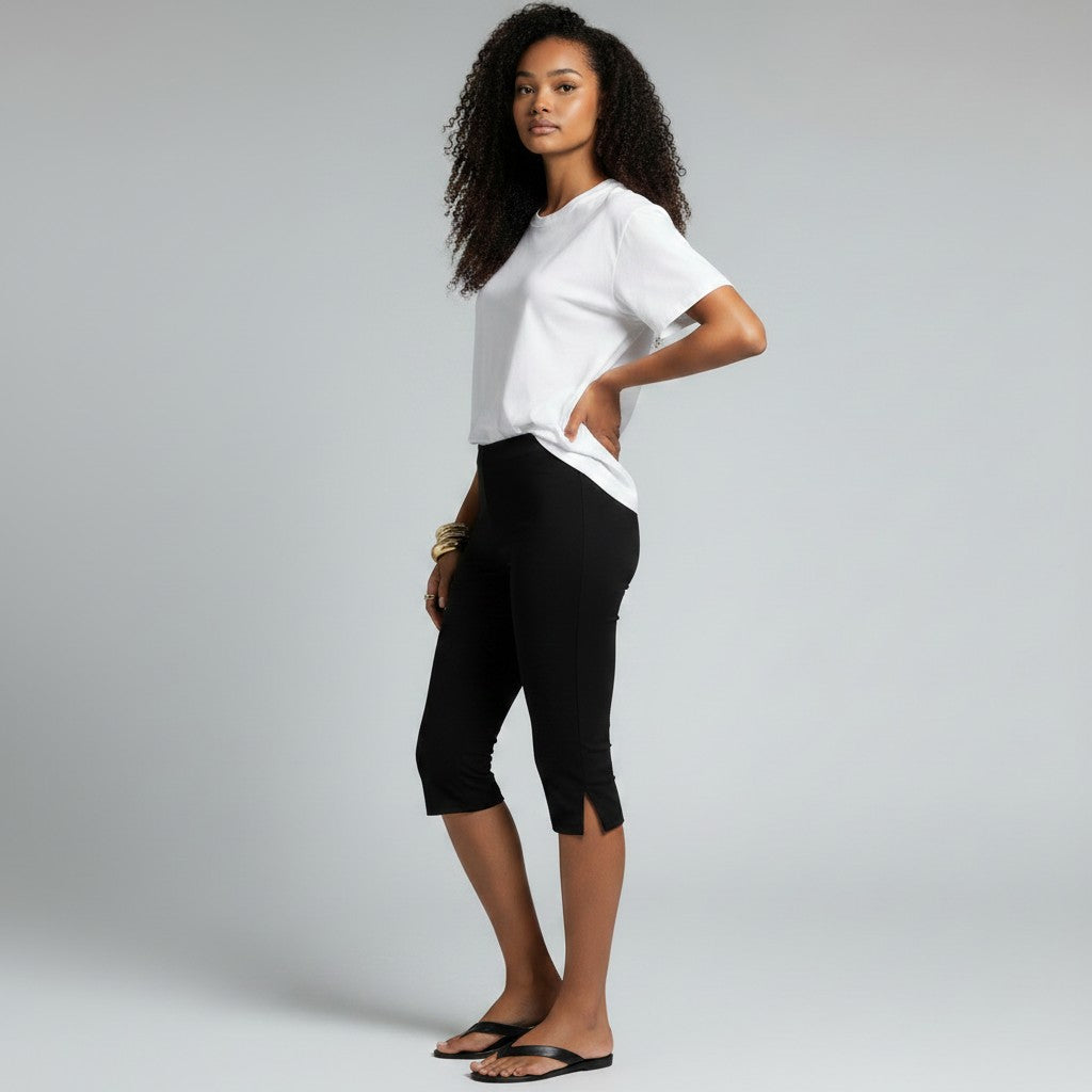 Femke | Dames Broek met Knielengte Split