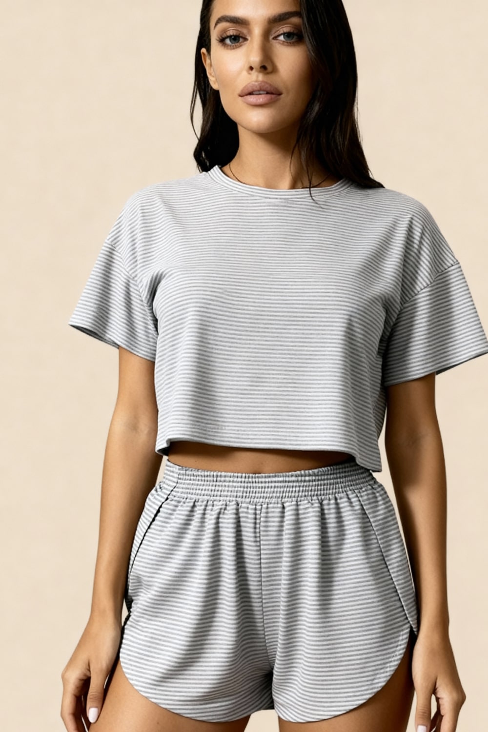 Katoenen Pyjamaset Voor Dames