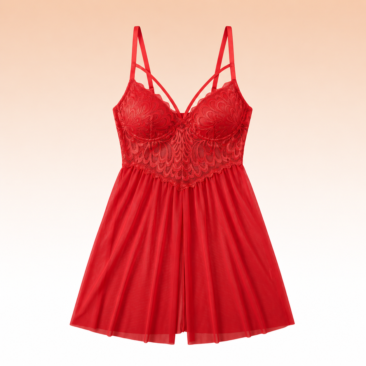 Kanten Babydoll Dames Sela