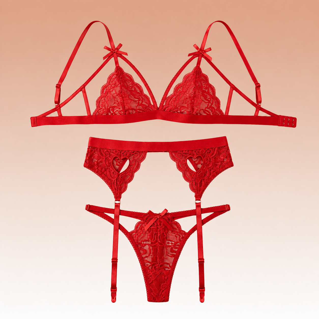 Stijlvolle 3-Delige Lingerieset Dames
