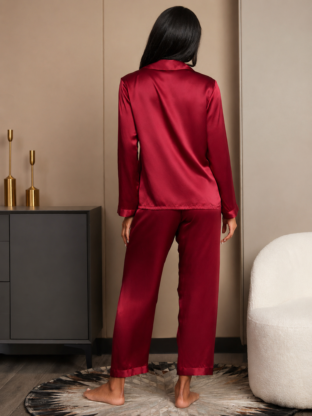 Dames Pyjamaset met Losvallende Pasvorm