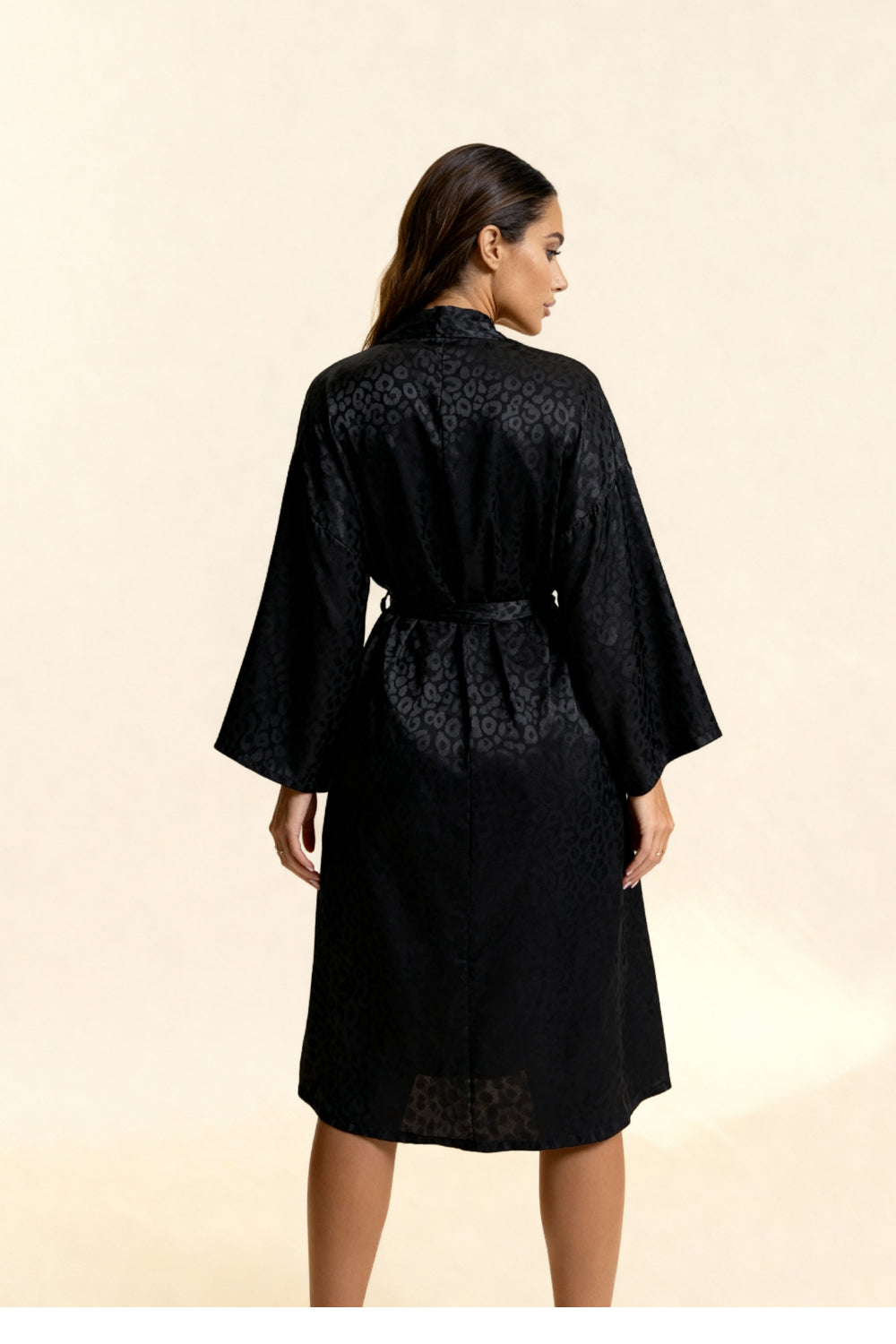 Satijnen Kimono Ochtendjas Dames