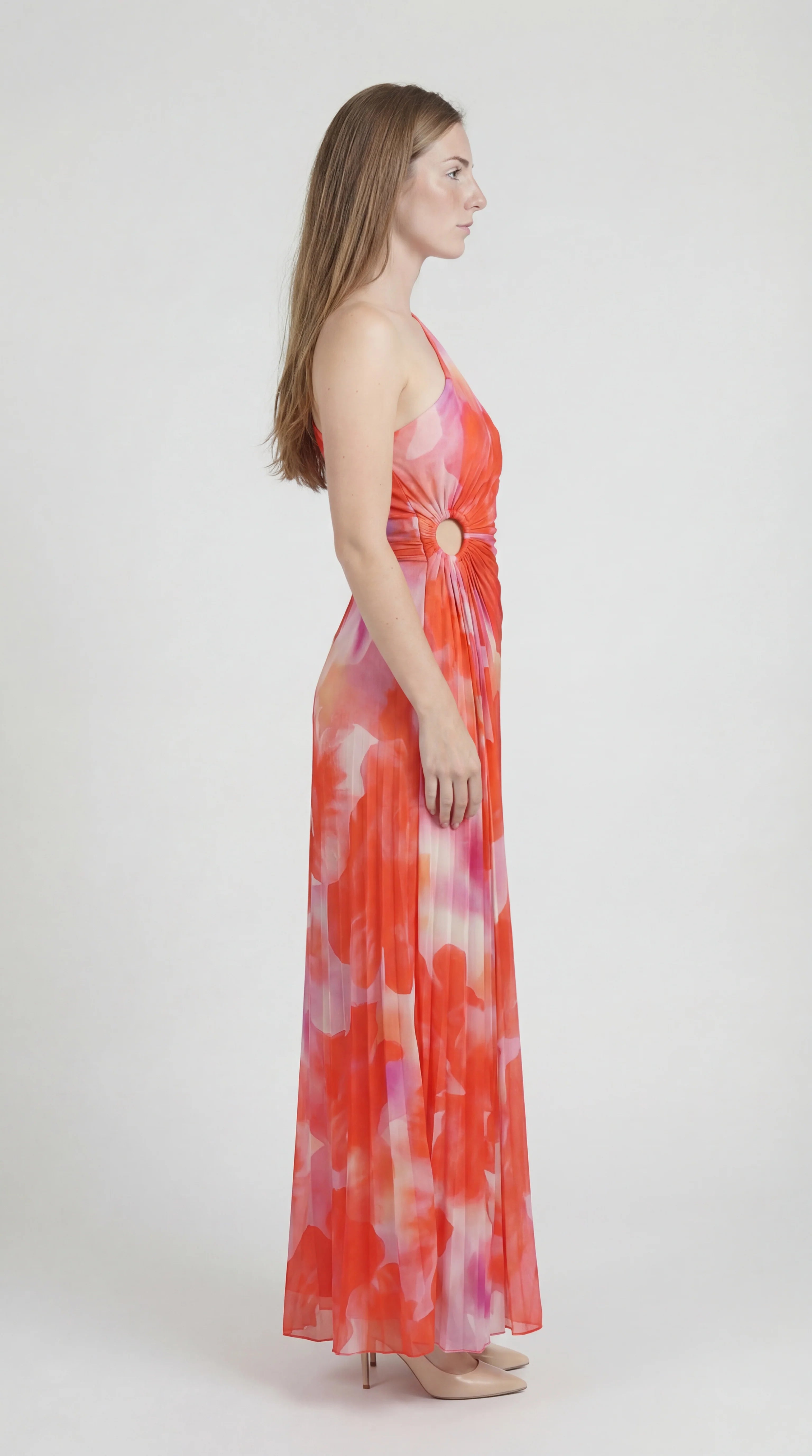 Maxi Jurk One Shoulder – Bloemenprint Zomerjurk