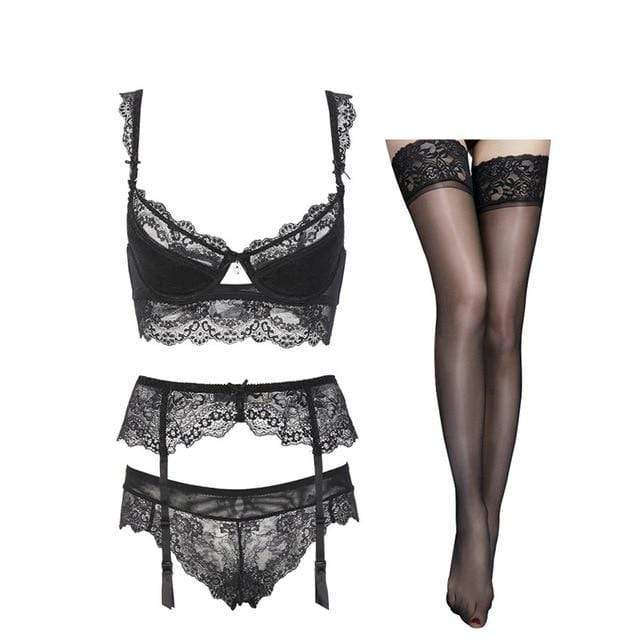 AMÉLIE - Lingerieset Dames Kant – Deluxe – Elegante Set met Sensuele Look