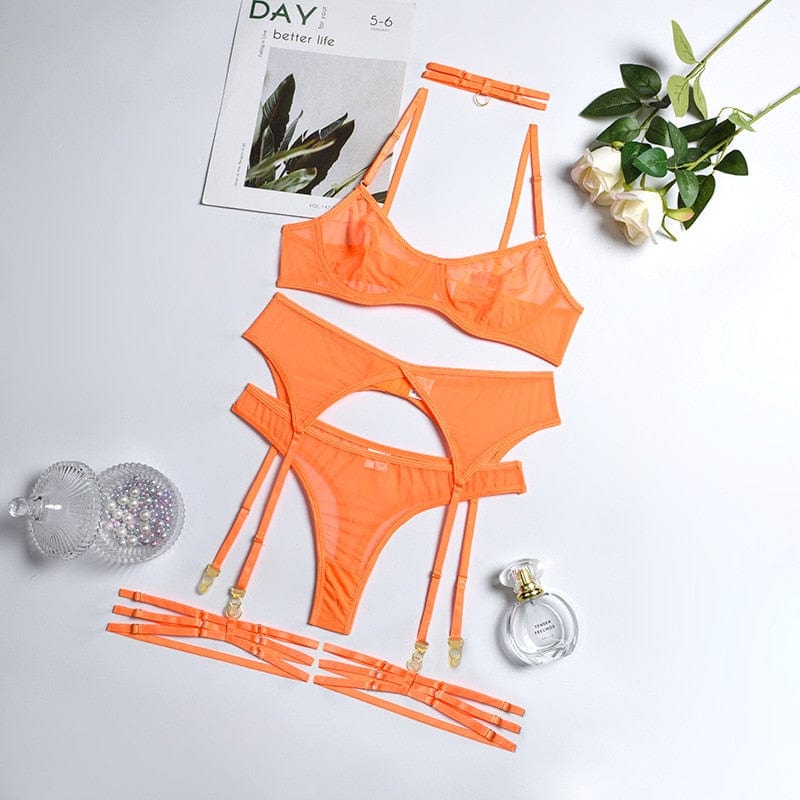 LIVC - Lingerieset Dames – Transparant – Luxe Lingerie met Comfort