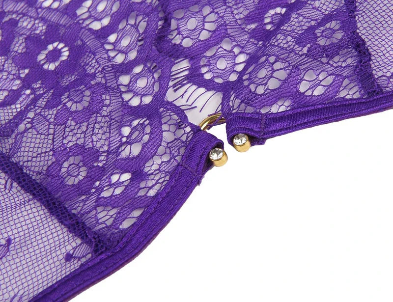 CLARA - Lingerieset Dames Kant – Met Opengewerkt Design – Elegante Set met Sensuele Look