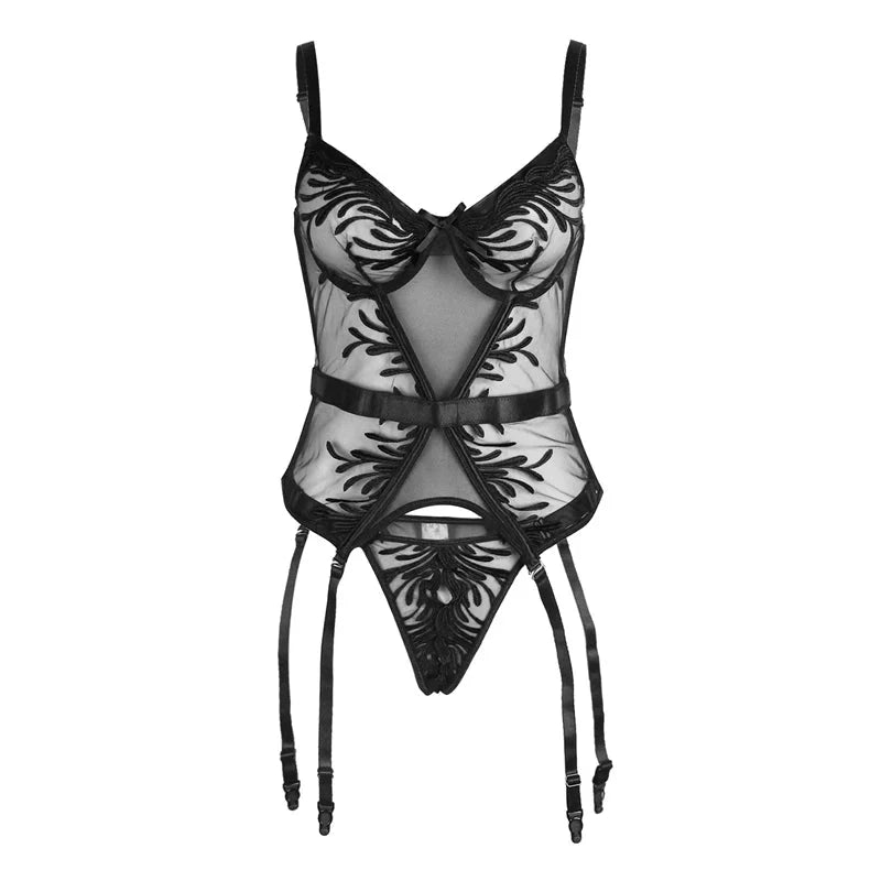 CURVY - Plus Size Kant Lingerieset
