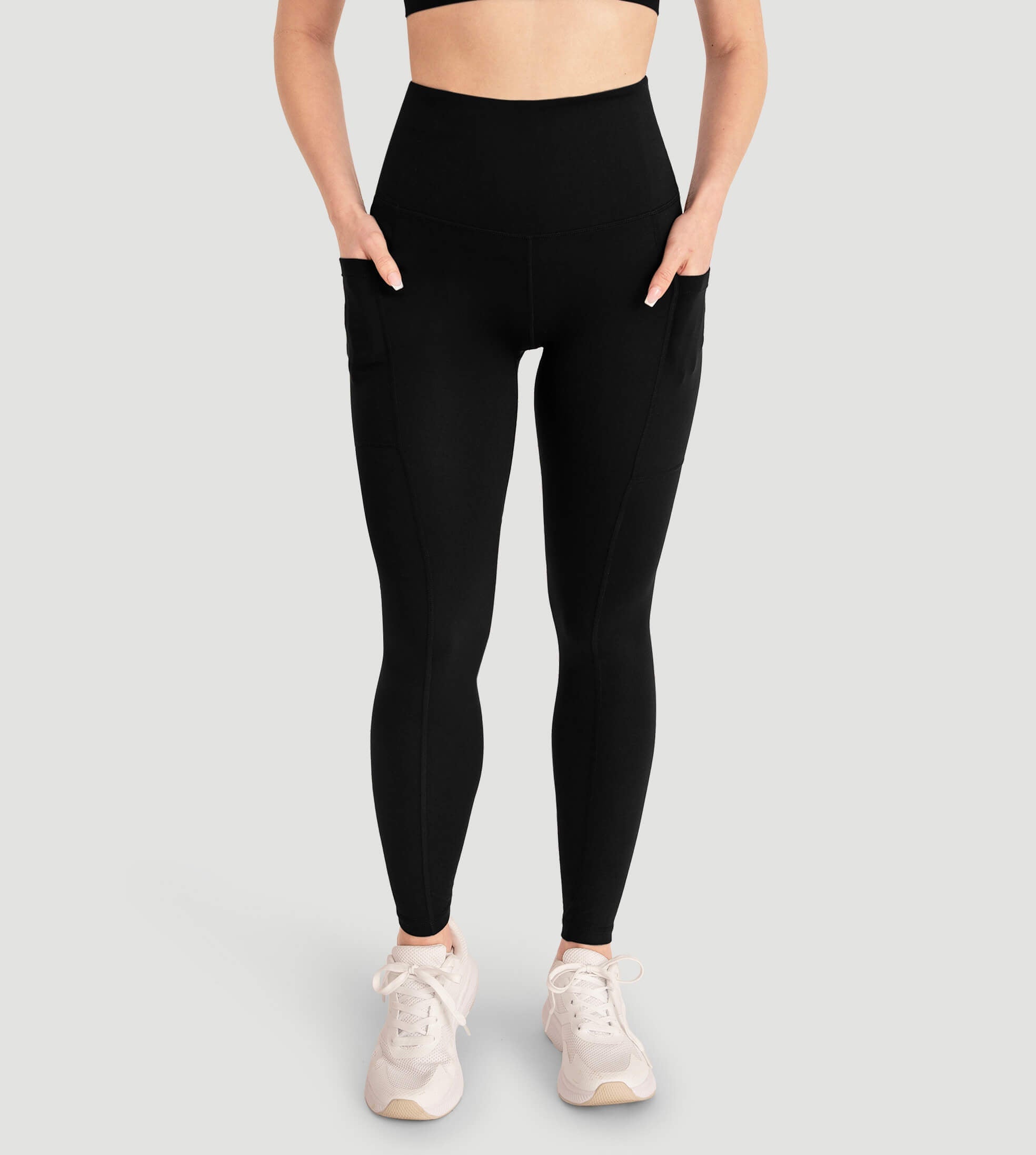 NOA – High Waist Shaping Legging - LivingCurves Leggings Zwart / S