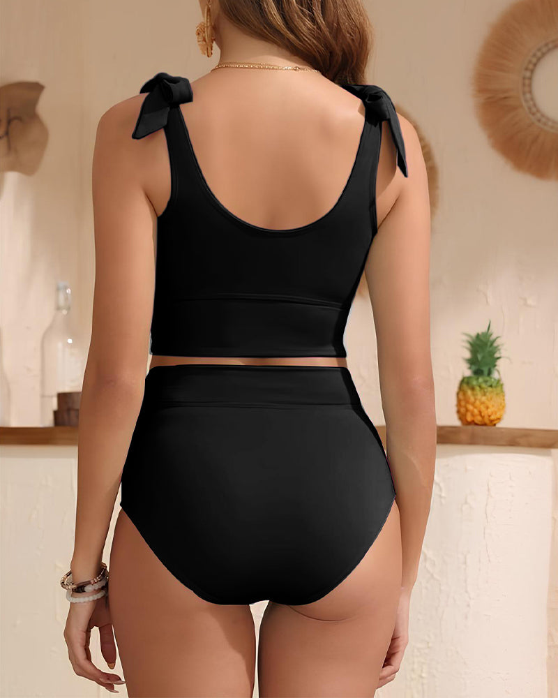 Stijlvolle Bikini Set Dames – Zomerse Set met Shaping Fit